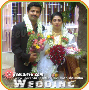 Anish Smitha Wedding Images